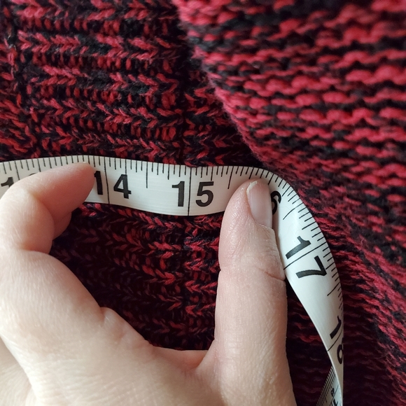 Maurices Knit Sweater with Front Pockets Red - Picture 4 of 12